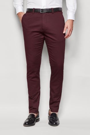 Smart Belted Chino Trousers